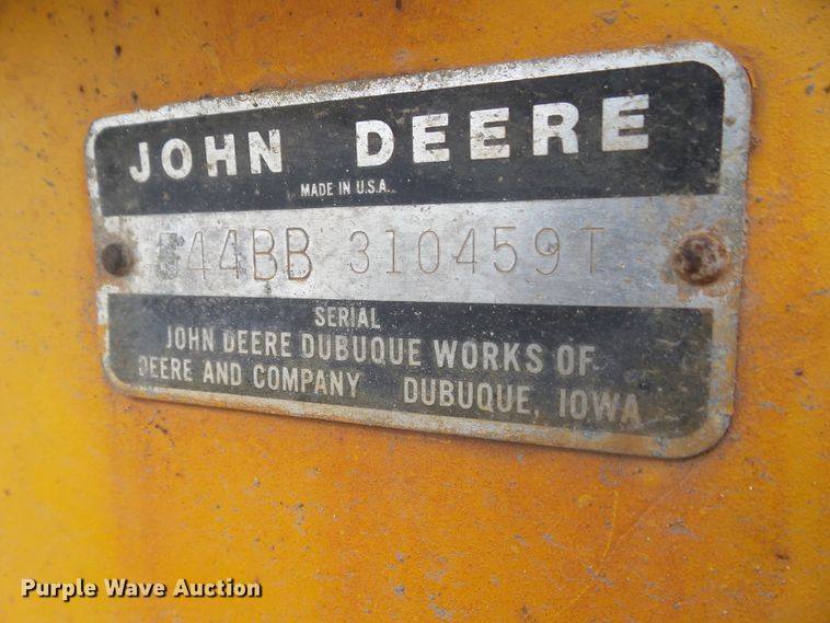 image for item DA7114 1978 John Deere 544-B  wheel loader