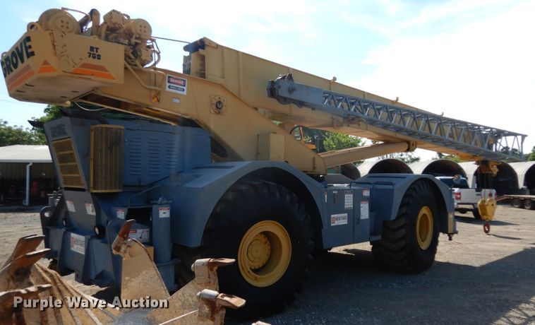 image for item DC2093 1974 Grove RT75S  crane
