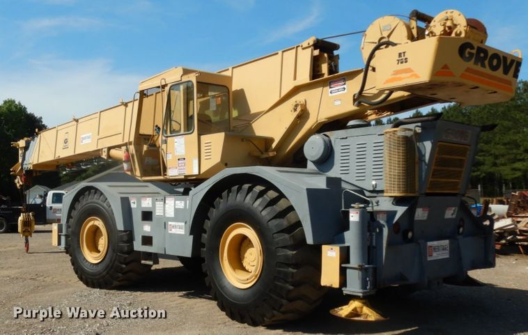 image for item DC2093 1974 Grove RT75S  crane