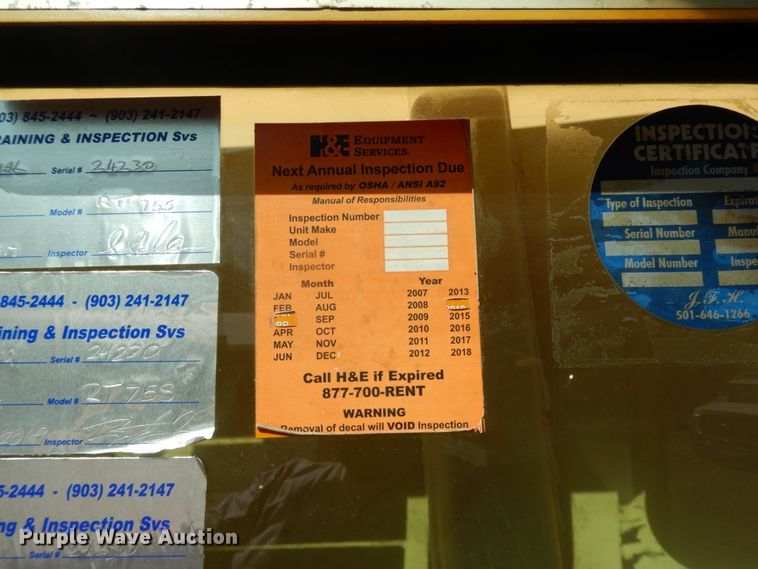 image for item DC2093 1974 Grove RT75S  crane