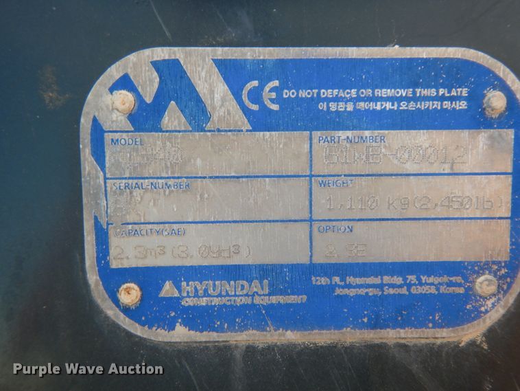 image for item DC2107 2018 Hyundai  HL940XT wheel loader