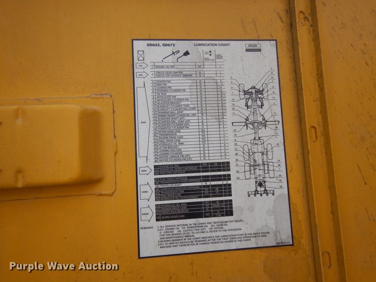 image for item DC2110 2008 Komatsu GD655  motor grader