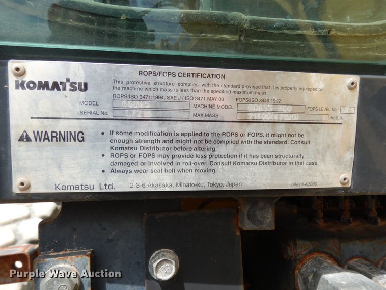 image for item DC2110 2008 Komatsu GD655  motor grader