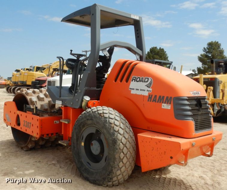 image for item DC2111 2011 Hamm 3307  single drum vibratory roller