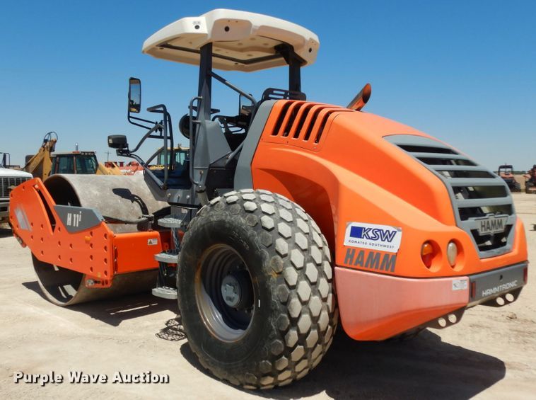 image for item DC2112 2014 Hamm H11I  single drum vibratory roller