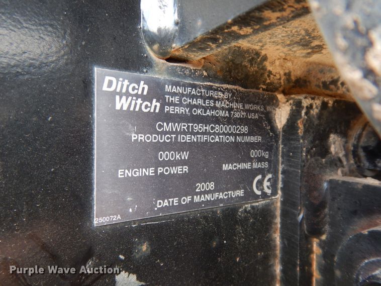 image for item DC2113 2008 Ditch Witch RT95  rock saw
