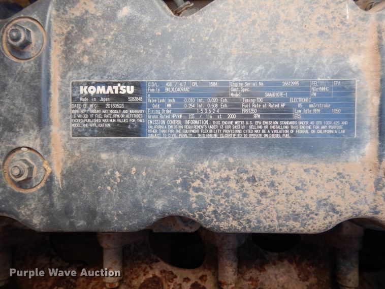 image for item DC2119 2014 Komatsu PC228USLC-8  excavator