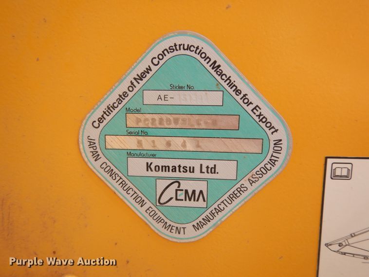 image for item DC2119 2014 Komatsu PC228USLC-8  excavator