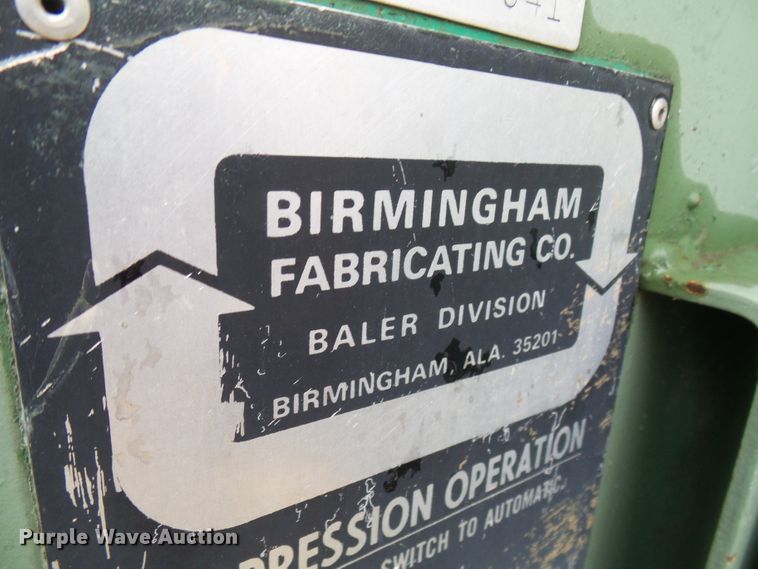 image for item DC2921 Birmingham PB6030R baler