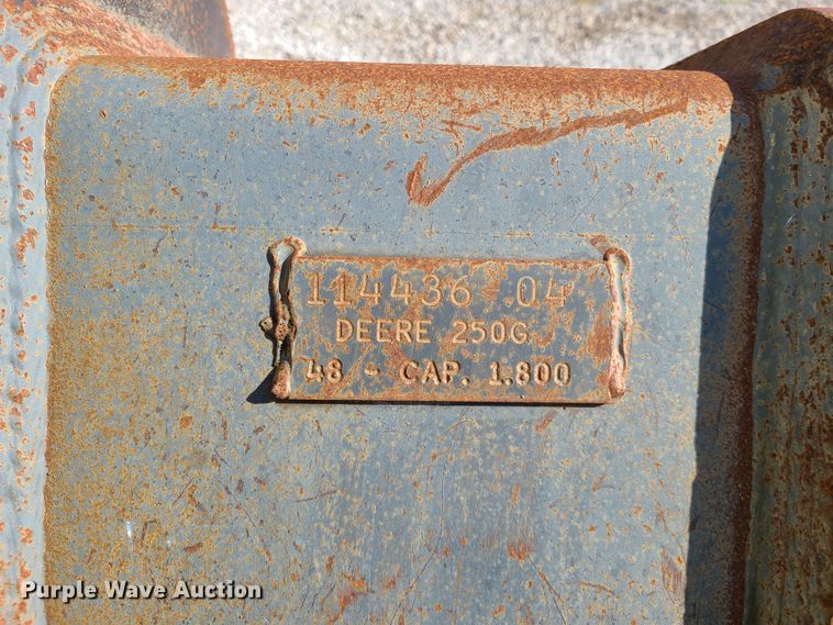 image for item DH5986 TAG 48"W excavator bucket