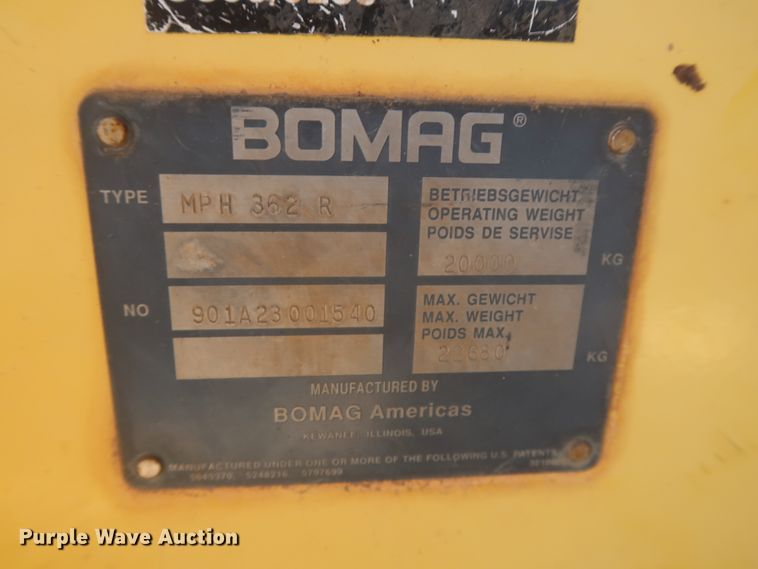 image for item DJ1906 Bomag MPH362R  reclaimer