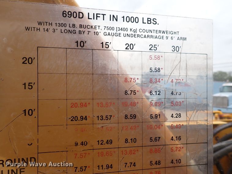 image for item DJ5672 1991 John Deere 690D-LC  excavator