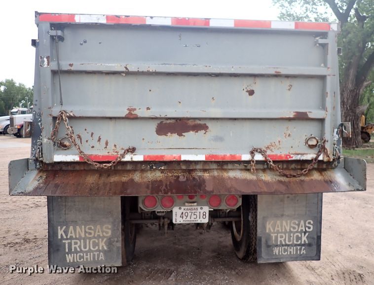 image for item DJ5705 1988 Custom Chassis  end dump pup trailer