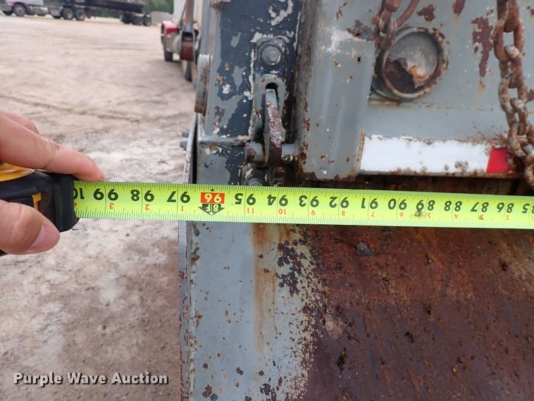 image for item DJ5705 1988 Custom Chassis  end dump pup trailer