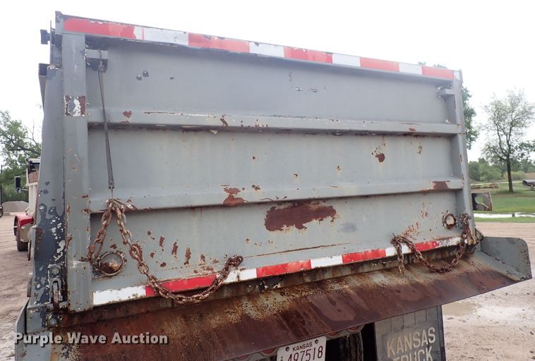 image for item DJ5705 1988 Custom Chassis  end dump pup trailer