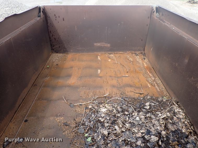 image for item DJ5705 1988 Custom Chassis  end dump pup trailer