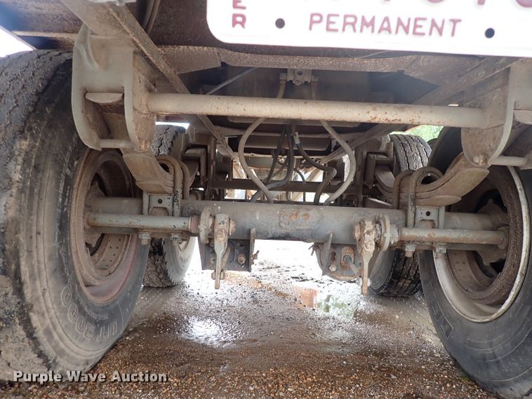 image for item DJ5705 1988 Custom Chassis  end dump pup trailer