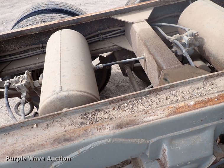 image for item DJ5705 1988 Custom Chassis  end dump pup trailer