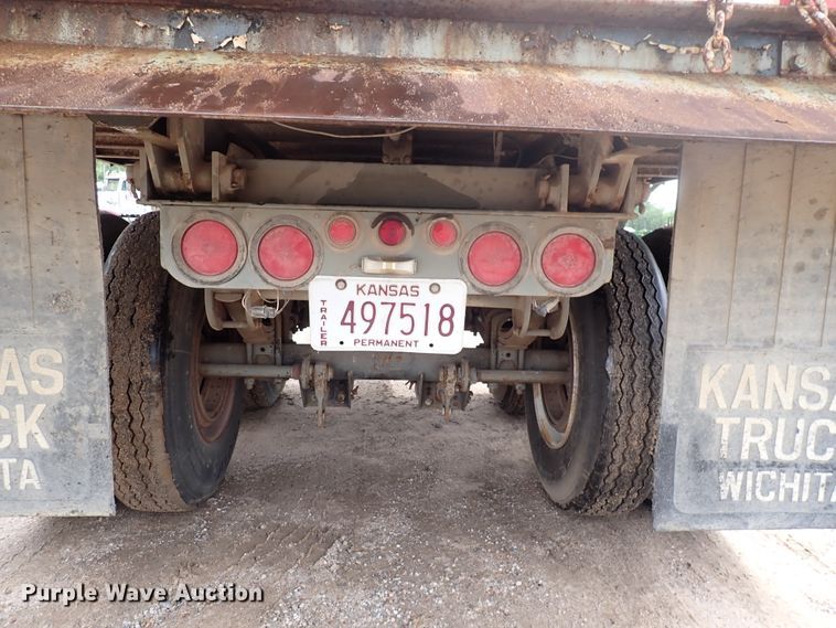 image for item DJ5705 1988 Custom Chassis  end dump pup trailer