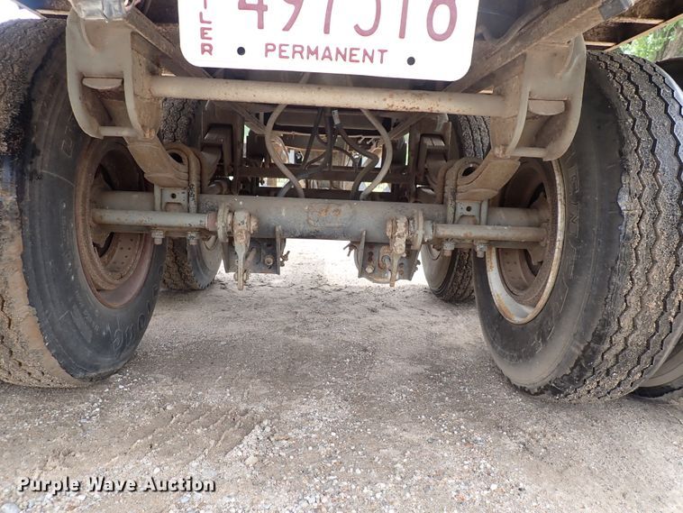 image for item DJ5705 1988 Custom Chassis  end dump pup trailer