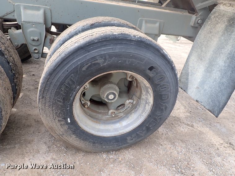 image for item DJ5705 1988 Custom Chassis  end dump pup trailer