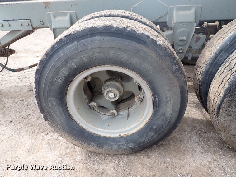 image for item DJ5705 1988 Custom Chassis  end dump pup trailer