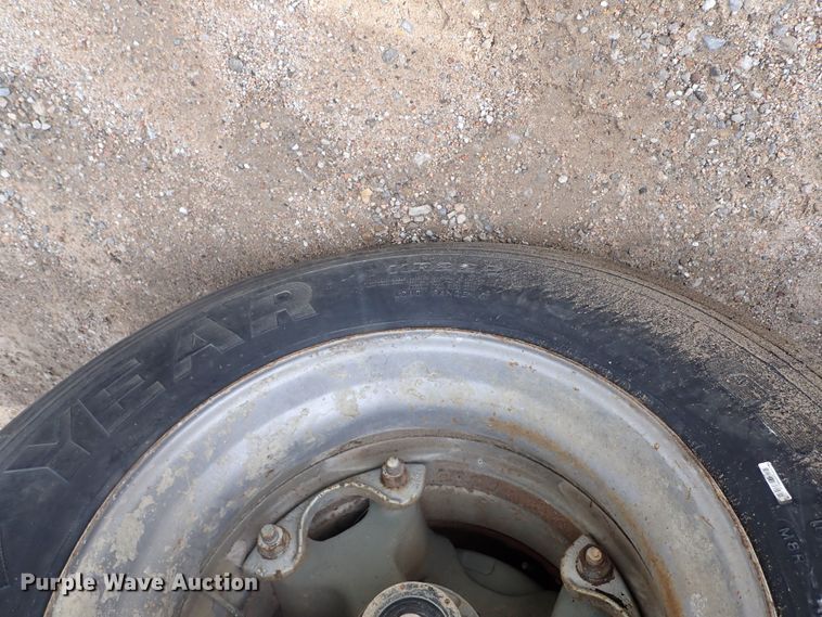 image for item DJ5705 1988 Custom Chassis  end dump pup trailer