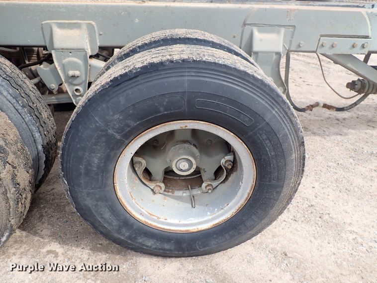 image for item DJ5705 1988 Custom Chassis  end dump pup trailer