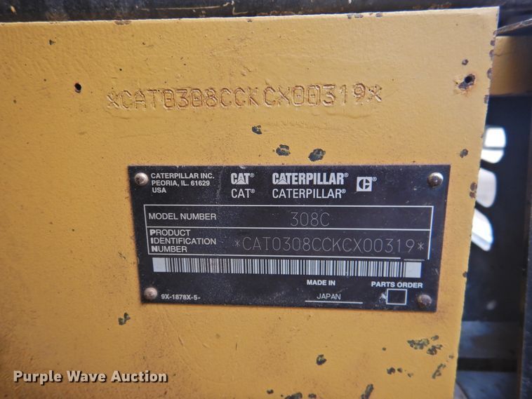 image for item DJ8486 2003 Caterpillar 308C CR  mini excavator