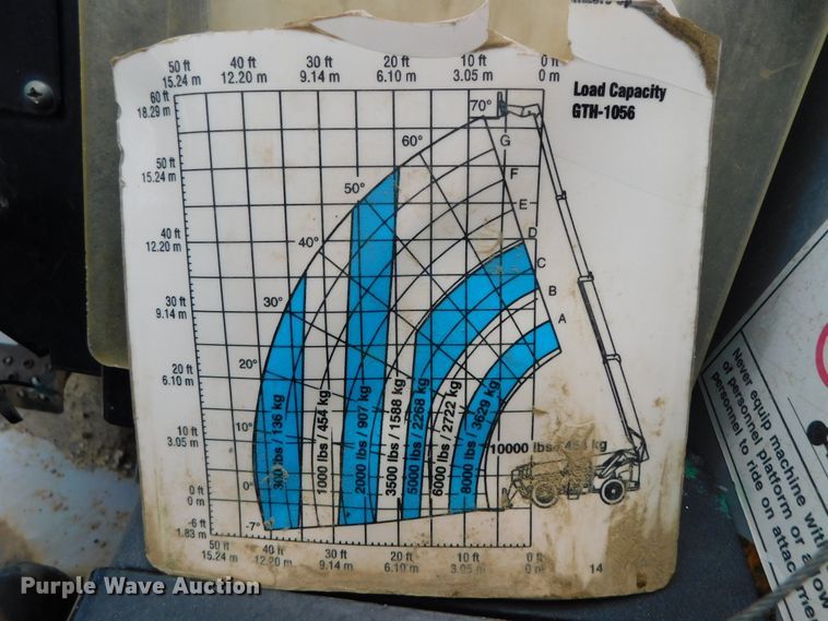 image for item DK8544 2007 Genie GTH1056  telehandler