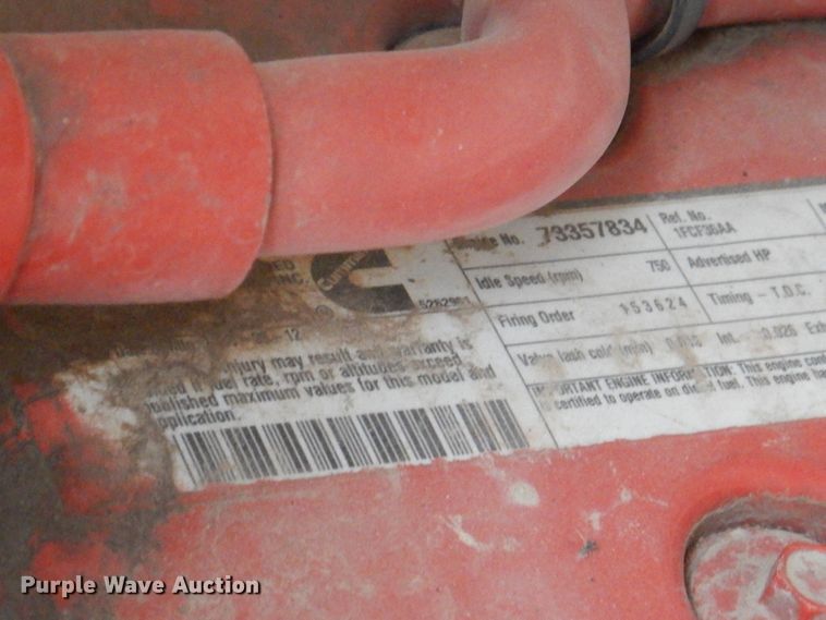 image for item DL0039 2012 Ford F750 XL  lube truck