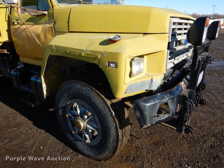 image for item DL2178 1987 Ford FT8000  dump truck