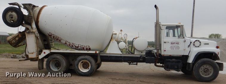 image for item DL8025 1994 Ford L9000  ready mix truck