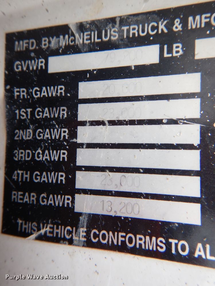 image for item DL8027 2001 Sterling LT9500  ready mix truck