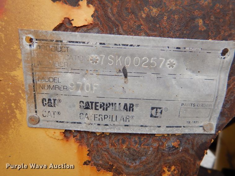 image for item DL8091 1993 Caterpillar 970F  wheel loader