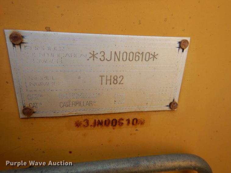 image for item DL8152 1998 Caterpillar TH82  telehandler