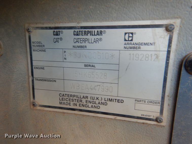 image for item DL8152 1998 Caterpillar TH82  telehandler