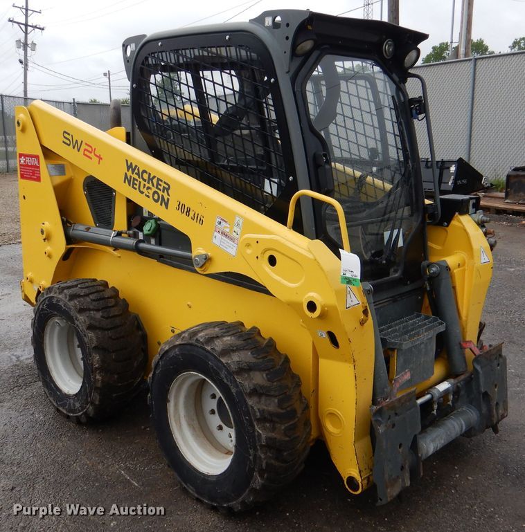 image for item DL8214 2015 Wacker Neuson SW24  skid steer loader