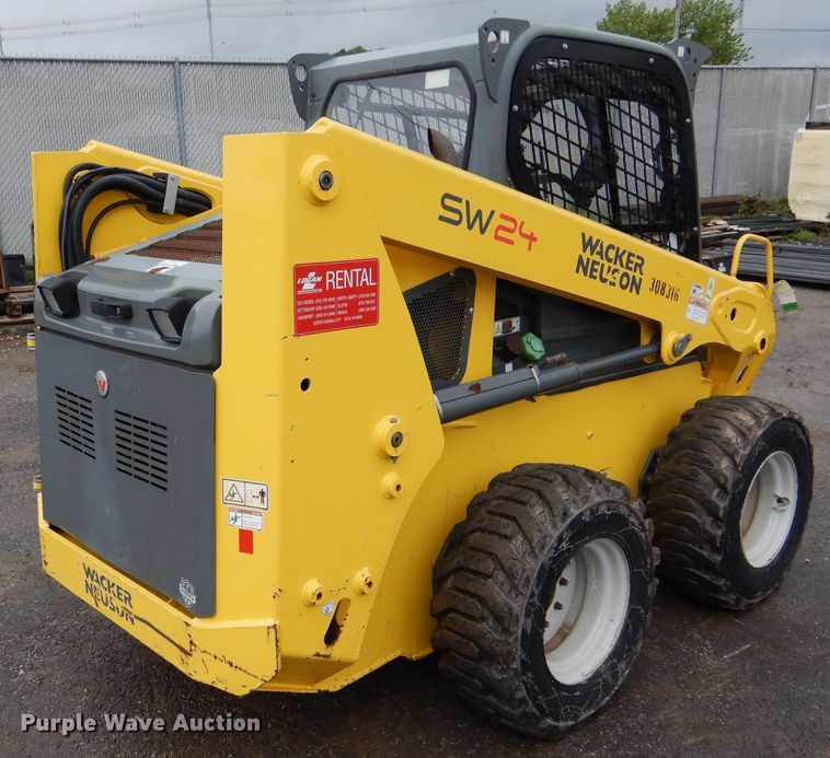 image for item DL8214 2015 Wacker Neuson SW24  skid steer loader