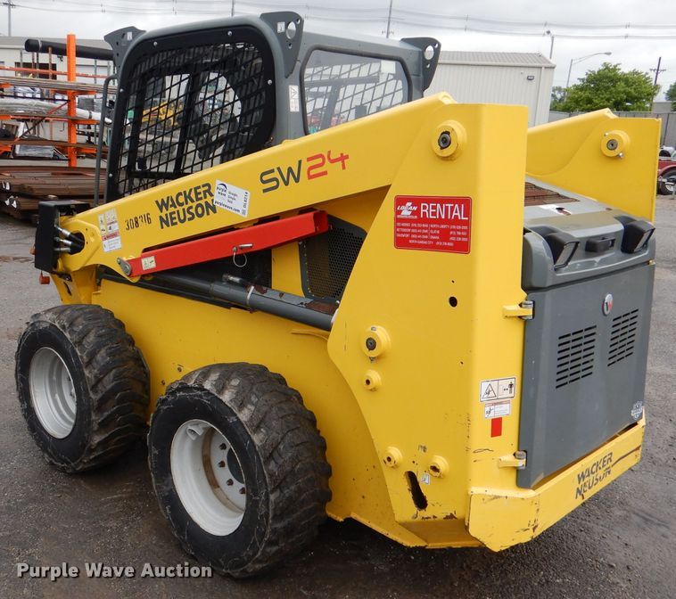 image for item DL8214 2015 Wacker Neuson SW24  skid steer loader