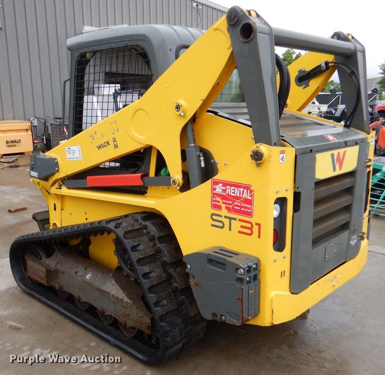 image for item DL8215 2017 Wacker Neuson ST31  tracked skid steer loader