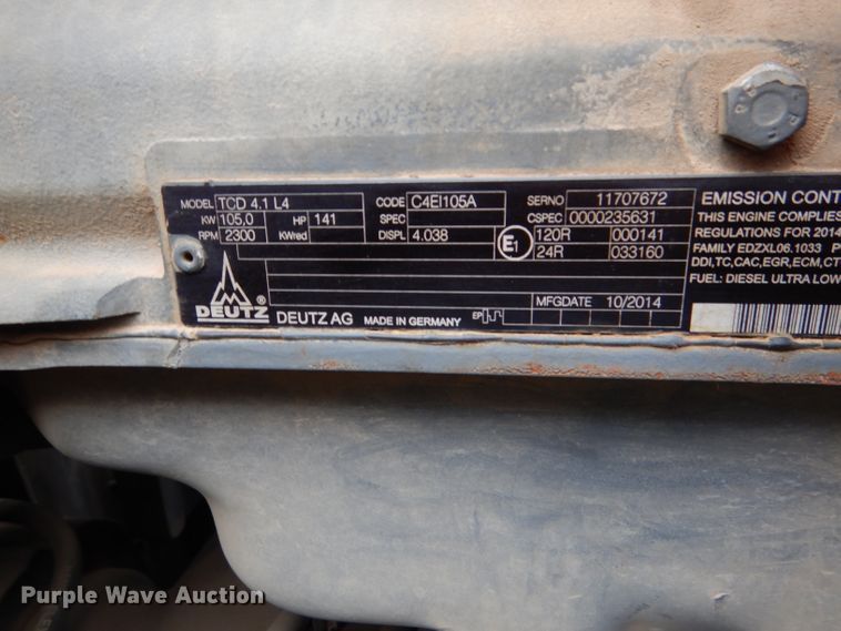 image for item DL8837 2016 Hamm H11I  single drum vibratory roller