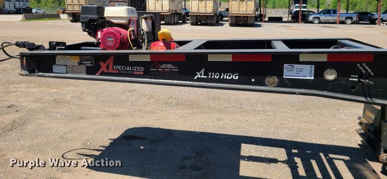 image for item DN5530 2016 XL Specialized XL110HDG  lowboy equipment trailer