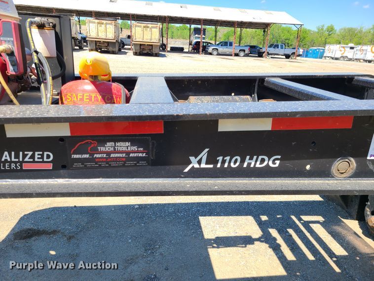 image for item DN5530 2016 XL Specialized XL110HDG  lowboy equipment trailer