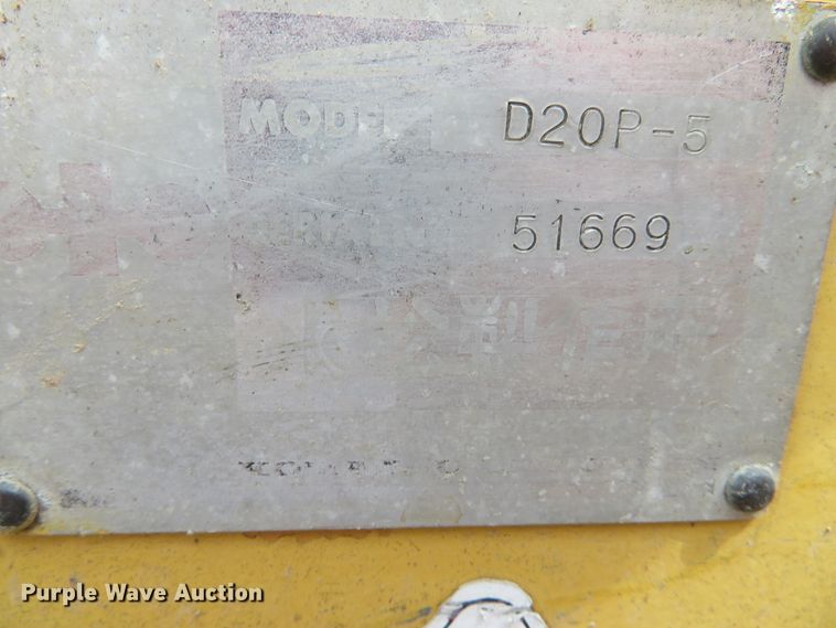 image for item DN5858 Komatsu D20P  dozer