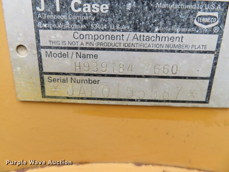 image for item DN5859 1995 Case 660  trencher