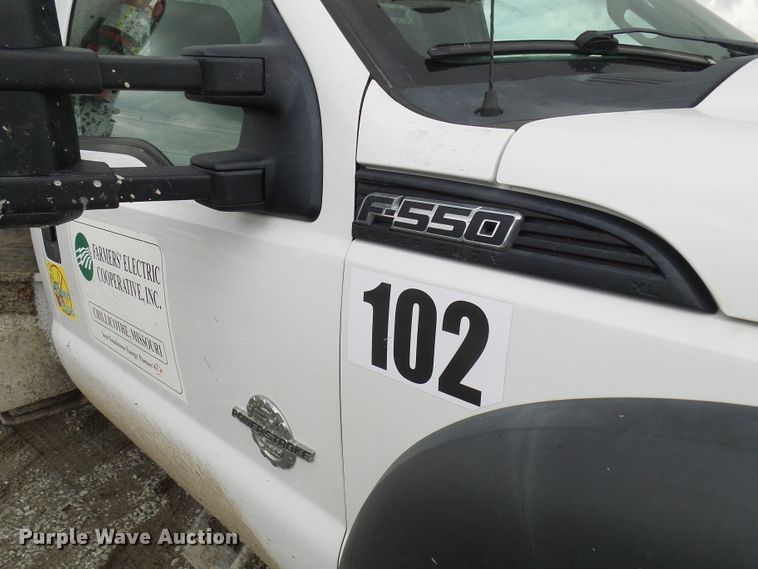 image for item DN6763 2011 Ford F550  bucket truck