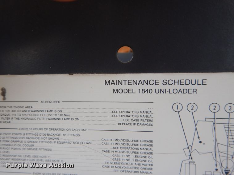 image for item FI9068 2000 Case 1840  skid steer loader