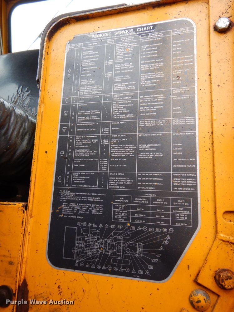 image for item FR9584 1979 John Deere JD444  wheel loader