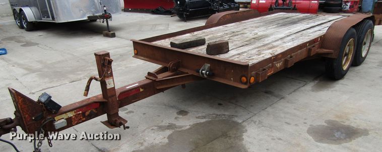 image for item GC9857 2005 Butler tilt deck equipment trailer